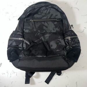 Black Tumi Dalston Camouflage Men's Backpack